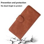 For Xiaomi 12 / 12X Skin Feel Pure Color Flip Leather Phone Case(Brown)