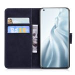 For Xiaomi Mi 11 Skin Feel Pure Color Flip Leather Phone Case(Black)