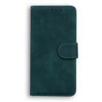 For Xiaomi Mi 11 Skin Feel Pure Color Flip Leather Phone Case(Green)