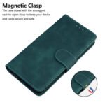 For Xiaomi Mi 11 Skin Feel Pure Color Flip Leather Phone Case(Green)