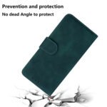 For Xiaomi Mi 11 Skin Feel Pure Color Flip Leather Phone Case(Green)