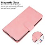 For Xiaomi Mi 11 Skin Feel Pure Color Flip Leather Phone Case(Pink)