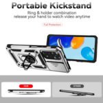 For Xiaomi Redmi Note 11 Global Sliding Camshield Holder Phone Case(Silver)