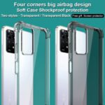 For Xiaomi Redmi Note 11E Pro 5G / Note 11 Pro 4G & 5G Global imak TPU Phone Case with Screen Protector(Transparent)