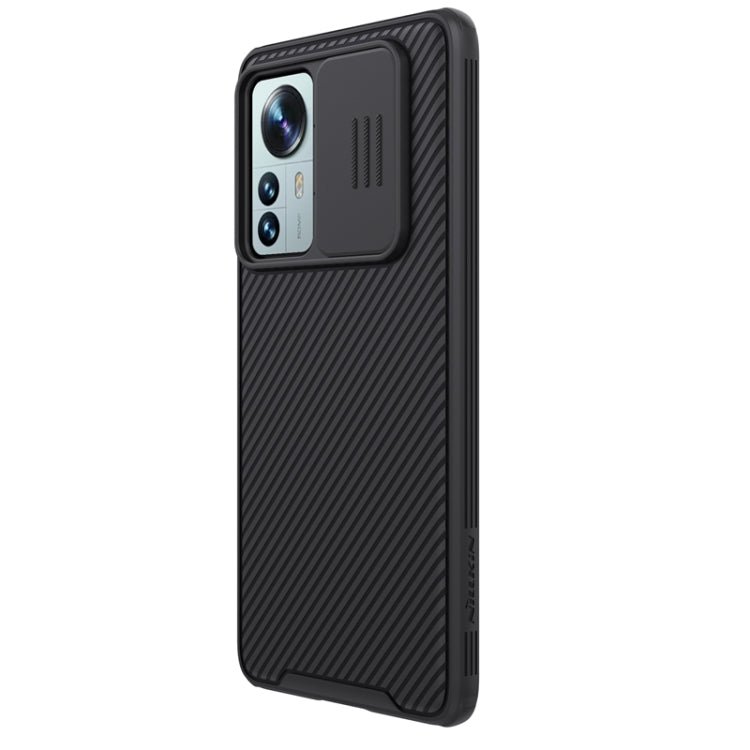For Xiaomi 12 Pro NILLKIN CamShield Pro Series PC Full Coverage Phone Case(Black)