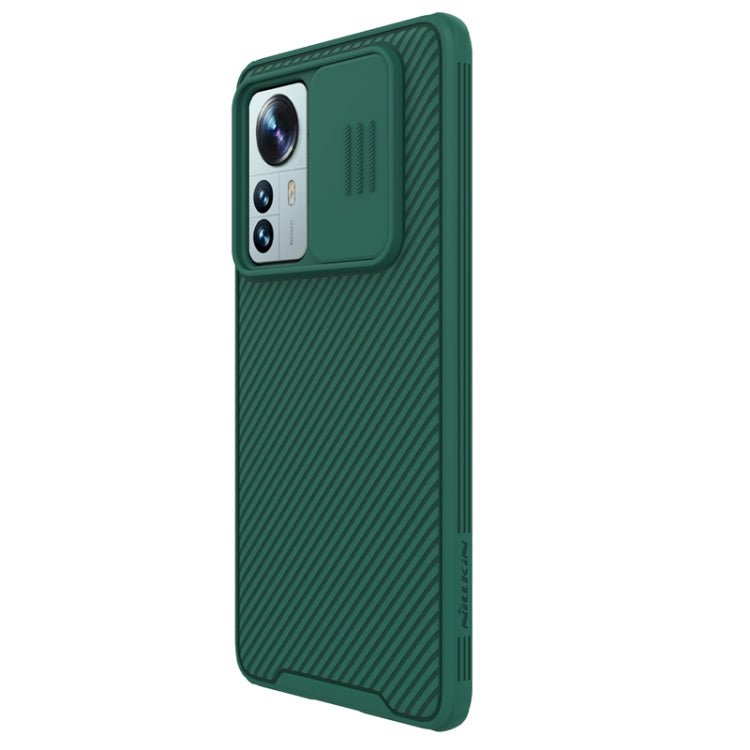For Xiaomi 12 Pro NILLKIN CamShield Pro Series PC Full Coverage Phone Case(Green)
