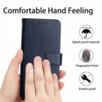 For Xiaomi Mi 11 Genuine Leather Fingerprint-proof Horizontal Flip Phone Case(Blue)