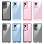 For Xiaomi 12 / 12X / 12S Colorful Series Acrylic + TPU Phone Case(Transparent Black)