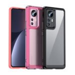 For Xiaomi 12 / 12X / 12S Colorful Series Acrylic + TPU Phone Case(Transparent Blue)