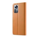 For Xiaomi 12 Pro/12S Pro LC.IMEEKE Calf Texture Leather Phone Case(Brown)