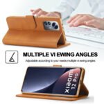 For Xiaomi 12 Pro/12S Pro LC.IMEEKE Calf Texture Leather Phone Case(Brown)