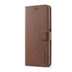 For Xiaomi 12 Pro/12S Pro LC.IMEEKE Calf Texture Leather Phone Case(Coffee)