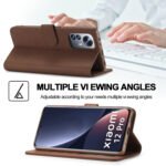 For Xiaomi 12 Pro/12S Pro LC.IMEEKE Calf Texture Leather Phone Case(Coffee)