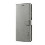 For Xiaomi 12 Pro/12S Pro LC.IMEEKE Calf Texture Leather Phone Case(Grey)