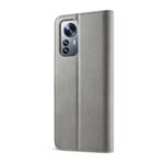 For Xiaomi 12 Pro/12S Pro LC.IMEEKE Calf Texture Leather Phone Case(Grey)