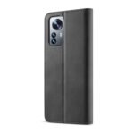 For Xiaomi 12 Pro/12S Pro LC.IMEEKE Calf Texture Leather Phone Case(Black)