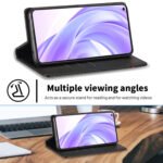 For Xiaomi Mi 11 Lite LC.IMEEKE Carbon Fiber Texture Flip Leather Phone Case(Horizontal Black)