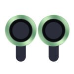 For iPhone 13 / 13 mini CD Texture Metal Lens Tempered Film(Grass Green)