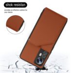 For Xiaomi 12 Skin Feel PU + TPU + PC Phone Case(Brown)