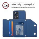 For Xiaomi12 Skin Feel PU + TPU + PC Phone Case(Blue)