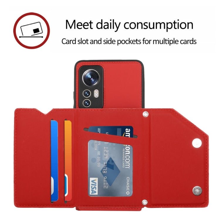 For Xiaomi 12 Skin Feel PU + TPU + PC Phone Case(Red)