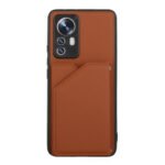 For Xiaomi 12 Pro Skin Feel PU + TPU + PC Phone Case(Brown)