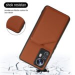 For Xiaomi 12 Pro Skin Feel PU + TPU + PC Phone Case(Brown)