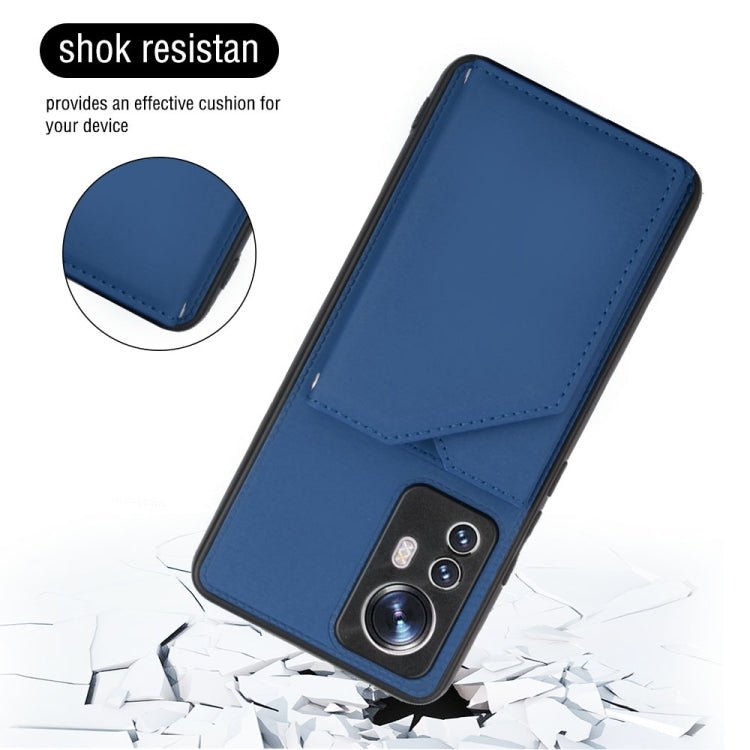 For Xiaomi 12 Pro Skin Feel PU + TPU + PC Phone Case(Blue)