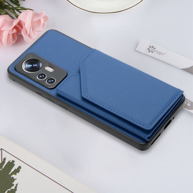 For Xiaomi 12 Pro Skin Feel PU + TPU + PC Phone Case(Blue)
