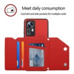 For Xiaomi 12 Pro Skin Feel PU + TPU + PC Phone Case(Red)