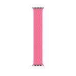 145mm Nylon Braided Watch Band For Apple Watch Series 8&7 41mm / SE 2&6&SE&5&4 40mm / 3&2&1 38mm(Pink)