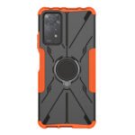 For Xiaomi Redmi Note 11 Pro 5G Armor Bear Shockproof PC + TPU Phone Case with Ring(Orange)