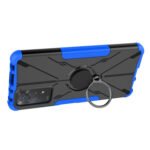 For Xiaomi Redmi Note 11 Pro 5G Armor Bear Shockproof PC + TPU Phone Case with Ring(Blue)