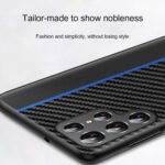 For Samsung Galaxy S22+ 5G Ultra-thin Carbon Fiber Texture Splicing Phone Case(Red)