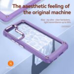 For Samsung Galaxy S21+ 5G TPU + PC Lens Protection Phone Case(Purple)