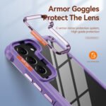 For Samsung Galaxy S21+ 5G TPU + PC Lens Protection Phone Case(Purple)