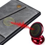 For Xiaomi 12 Double Buckle PU + TPU Shockproof Magnetic Phone Case(Grey)