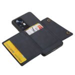 For Xiaomi 12 Double Buckle PU + TPU Shockproof Magnetic Phone Case(Blue)