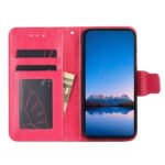 For Xiaomi Redmi Note 11 5G/Poco M4 Pro 5G Crystal Texture Leather Phone Case(Rose Red)