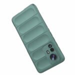 For Xiaomi 12 Pro Magic Shield TPU + Flannel Phone Case(Dark Green)