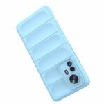 For Xiaomi 12 Pro Magic Shield TPU + Flannel Phone Case(Light Blue)