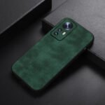 For Xiaomi 12 Pro Morocco Texture PU Shockproof Phone Case(Green)