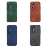 For Xiaomi 12 Pro Morocco Texture PU Shockproof Phone Case(Brown)