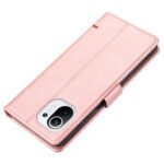 For Xiaomi Mi 11 Classic Wallet Flip Leather Phone Case(Pink)