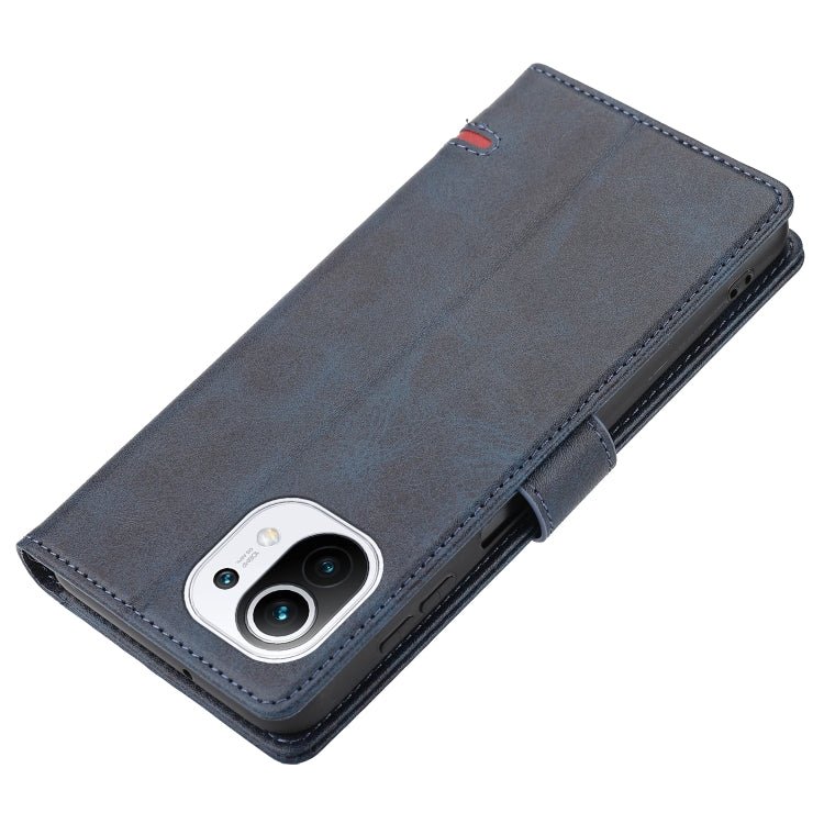 For Xiaomi Mi 11 Classic Wallet Flip Leather Phone Case(Blue)