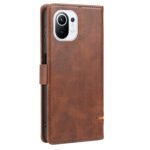 For Xiaomi Mi 11 Classic Wallet Flip Leather Phone Case(Brown)