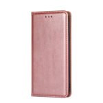 For Xiaomi Redmi Note 11 China / Poco M4 Pro 5G Gloss Oil Solid Color Magnetic Leather Phone Case(Rose Gold)