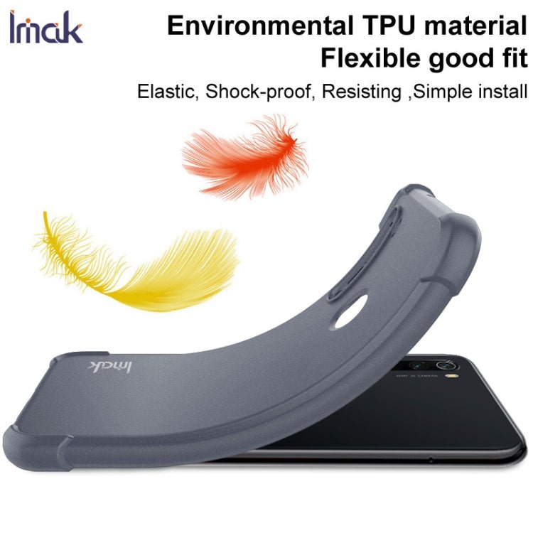 For Xiaomi 12 / 12X IMAK All-inclusive Shockproof Airbag TPU Phone Case with Screen Protector (Matte Black)