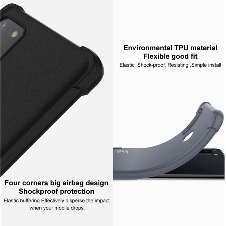 For Xiaomi 12 / 12X IMAK All-inclusive Shockproof Airbag TPU Phone Case with Screen Protector (Matte Grey)