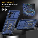 For Samsung Galaxy S21+ 5G Armor PC + TPU Camera Shield Phone Case(Navy Blue)
